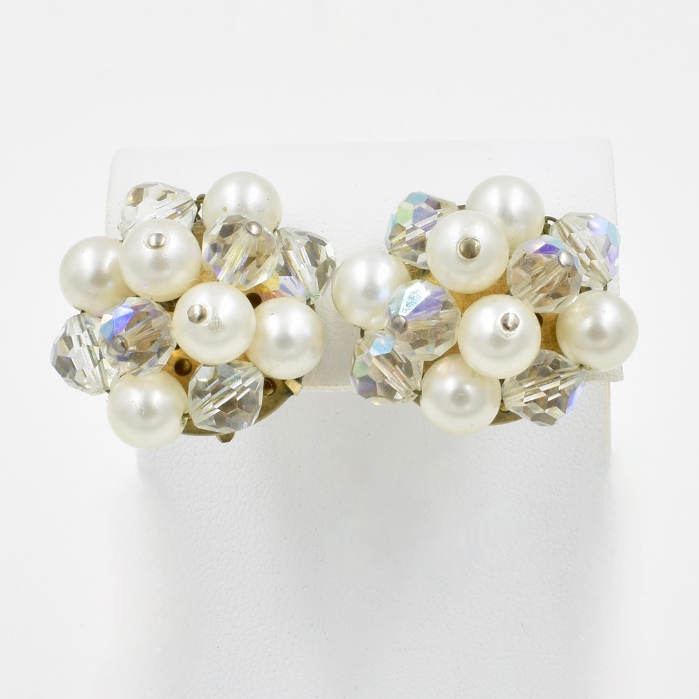 Vintage 1960's Clip On Earrings